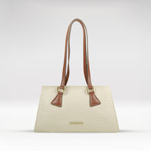Load image into Gallery viewer, Ee Spruce 03-M White Leather Shoulder Bag
