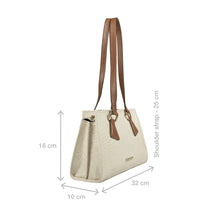 Load image into Gallery viewer, Ee Spruce 03-M White Leather Shoulder Bag
