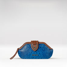 Load image into Gallery viewer, Ee Liya W1-M Blue Leather Clutch
