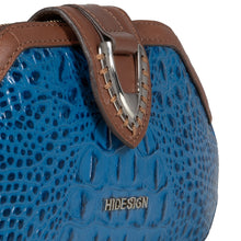 Load image into Gallery viewer, Ee Liya W1-M Blue Leather Clutch
