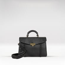 Load image into Gallery viewer, Milos-03 Black Leather Shoulder Bag
