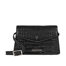 Load image into Gallery viewer, Sovera 02 Black Leather Shoulder Bag
