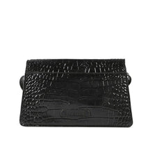 Load image into Gallery viewer, Sovera 02 Black Leather Shoulder Bag
