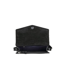 Load image into Gallery viewer, Sovera 02 Black Leather Shoulder Bag
