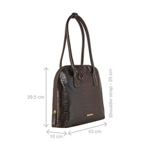Load image into Gallery viewer, Copacabana 02 Brown Leather Shoulder Bag
