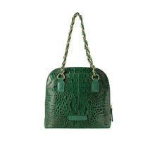 Load image into Gallery viewer, Copacabana 01 Green Leather Shoulder Bag
