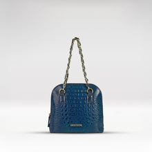 Load image into Gallery viewer, Copacabana 01 Blue Leather Shoulder Bag
