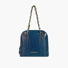 Load image into Gallery viewer, Copacabana 01 Blue Leather Shoulder Bag
