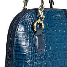 Load image into Gallery viewer, Copacabana 01 Blue Leather Shoulder Bag
