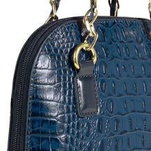 Load image into Gallery viewer, Copacabana 01 Blue Leather Shoulder Bag
