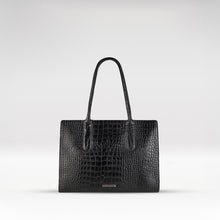 Load image into Gallery viewer, Arlette 02 Black Leather Shoulder Bag
