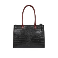 Load image into Gallery viewer, Casino 03 Black Leather Tote Bag
