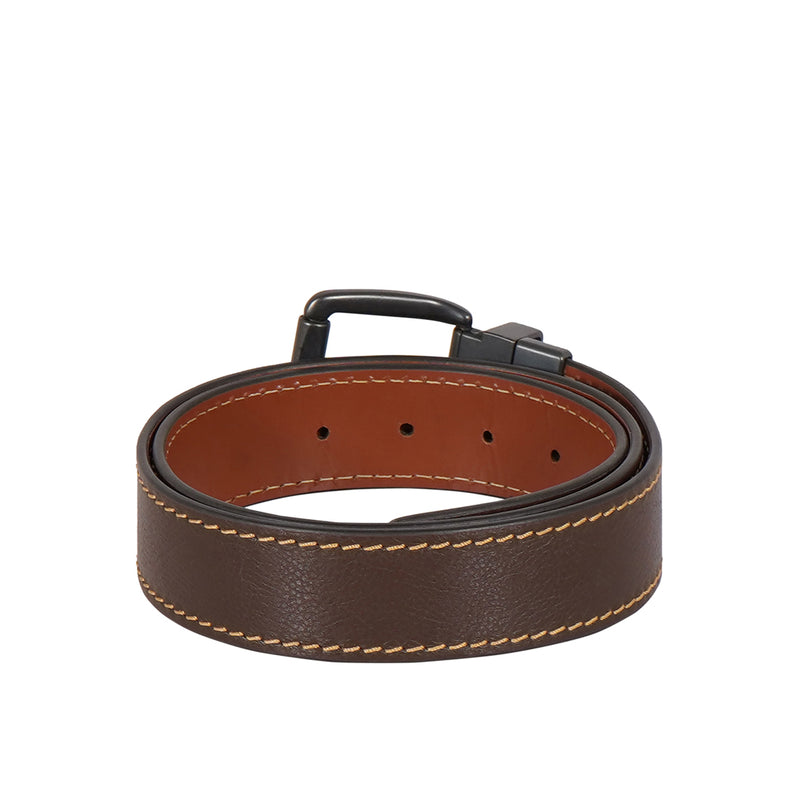 KOS ALANZO 02-MEN-BROWN-REVERSIBLE BELT