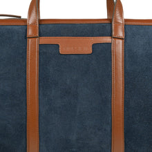 Load image into Gallery viewer, Ninon 01 Blue Leather Messenger Bag
