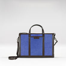 Load image into Gallery viewer, Ninon 01 Purple Leather Messenger Bag
