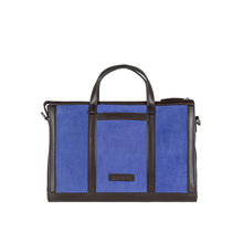 Load image into Gallery viewer, Ninon 01 Purple Leather Messenger Bag
