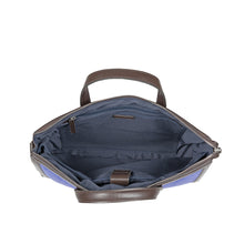 Load image into Gallery viewer, Ninon 01 Purple Leather Messenger Bag
