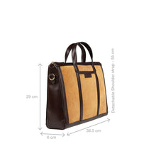 Load image into Gallery viewer, Ninon 01 Orange Leather Messenger Bag

