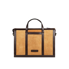 Load image into Gallery viewer, Ninon 01 Orange Leather Messenger Bag
