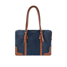 Load image into Gallery viewer, Ninon 02 Blue Leather Shoulder Bag
