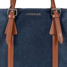 Load image into Gallery viewer, Ninon 02 Blue Leather Shoulder Bag
