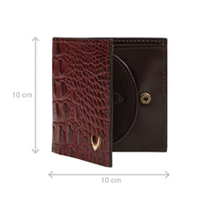 Load image into Gallery viewer, Alisson W1 Red Leather Bi-Fold Wallet
