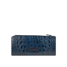 Load image into Gallery viewer, Alisson W2 Blue Leather Bi-Fold Wallet
