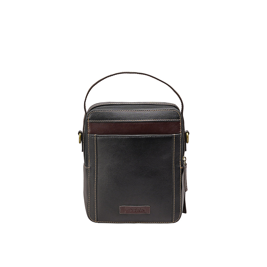 Jimi 02 Black Leather Crossbody – Hidesign