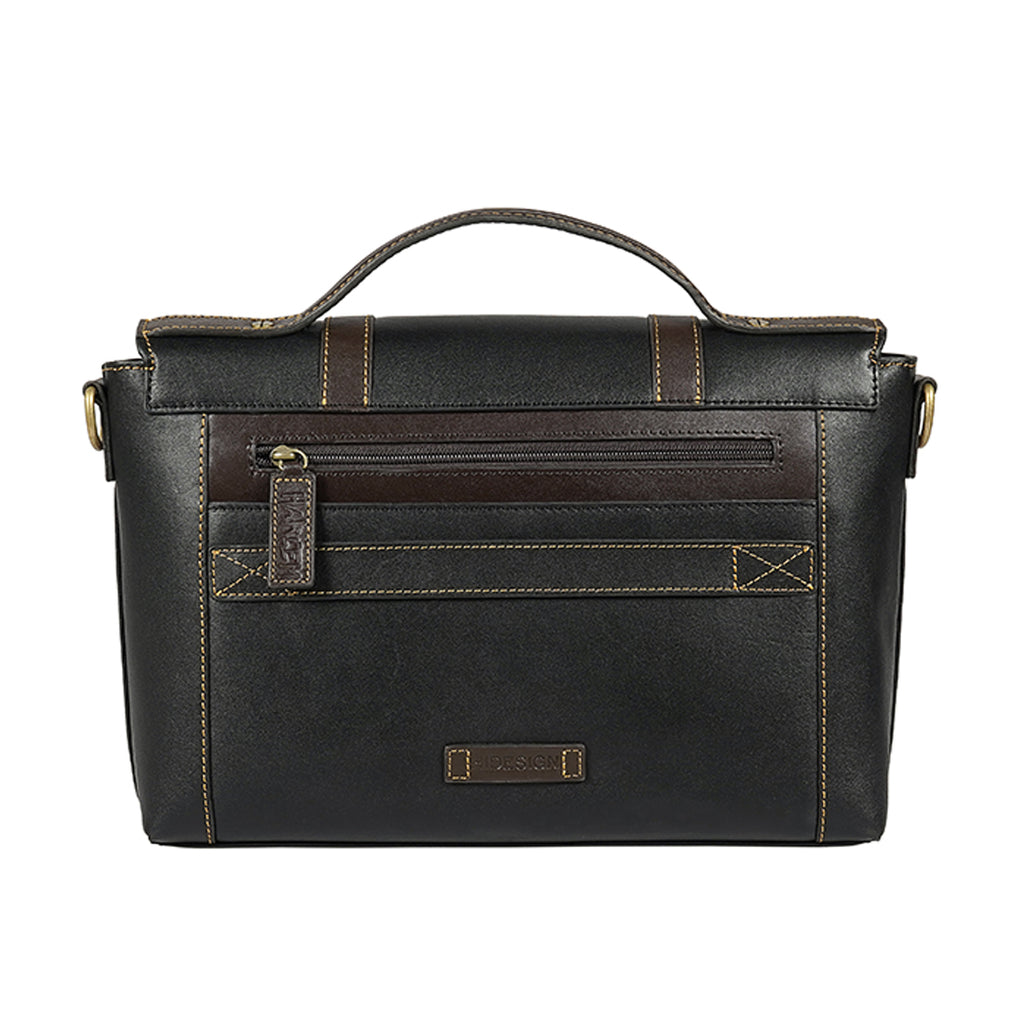 Buy Jimi 03 Black Leather Briefcase Online - Hidesign