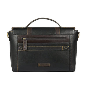 Buy Jimi 03 Black Leather Briefcase Online - Hidesign