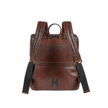 Load image into Gallery viewer, Mj 01 Tan Leather  Backpack
