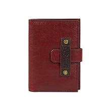 Load image into Gallery viewer, Jimi W3 Red Leather Passport Holder
