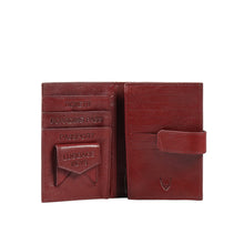 Load image into Gallery viewer, Jimi W3 Red Leather Passport Holder
