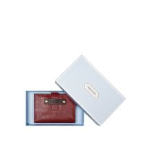 Load image into Gallery viewer, Jimi W3 Red Leather Passport Holder
