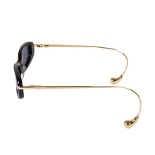 Load image into Gallery viewer, Elara Women's Grey Retro Oval Sunglasses
