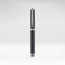 Load image into Gallery viewer, Cassis Blue Leather Gel Pen

