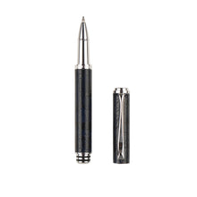 Load image into Gallery viewer, Cassis Blue Leather Gel Pen
