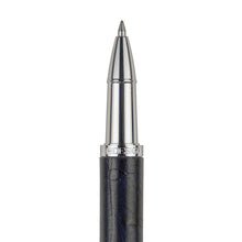 Load image into Gallery viewer, Cassis Blue Leather Gel Pen
