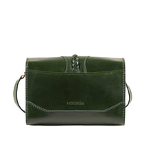 Load image into Gallery viewer, Clover 01 Green Leather Sling Bag
