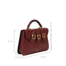 Load image into Gallery viewer, Vine 01 Red Leather Sling Bag
