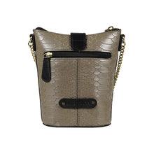 Load image into Gallery viewer, Shaina Silver Leather Sling Bag
