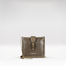 Load image into Gallery viewer, Belinda Silver Leather Sling Bag
