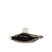 Load image into Gallery viewer, Belinda Silver Leather Sling Bag
