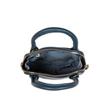 Load image into Gallery viewer, Mandy 02 Blue Leather Crossbody
