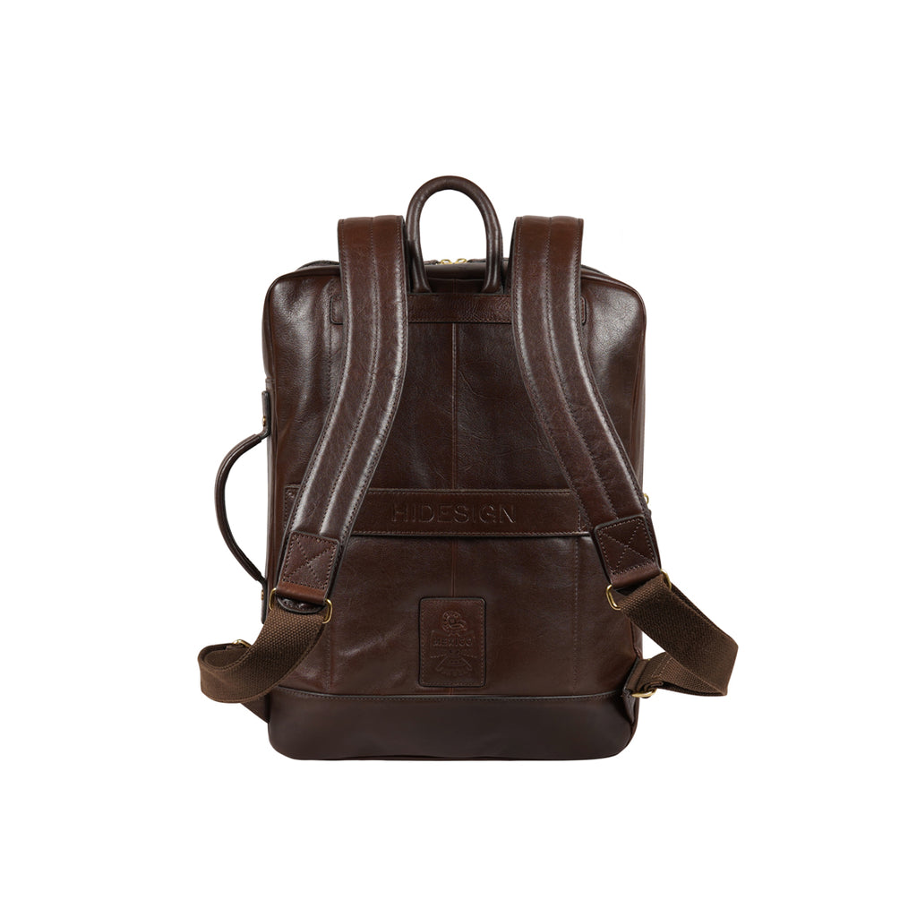 Buy Pisco 02 Brown Leather Backpack Online - Hidesign