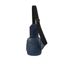Load image into Gallery viewer, Andover 01 Blue Leather  Crossbody

