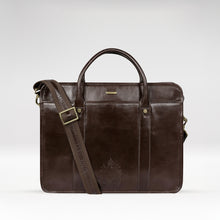 Load image into Gallery viewer, Andover 02 Brown Leather  Briefcase
