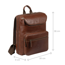 Load image into Gallery viewer, Andover 03 Tan Leather  Backpack
