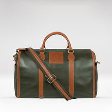 Load image into Gallery viewer, Charter 02 Green Leather Duffle Bag
