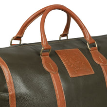 Load image into Gallery viewer, Charter 02 Green Leather Duffle Bag
